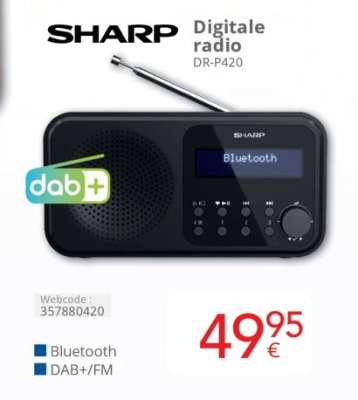SHARP Digitale radio DR-P420