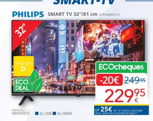 PHILIPS SMART TV 32''/81 cm
