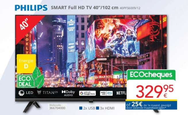 PHILIPS SMART Full HD TV 40"/102 cm