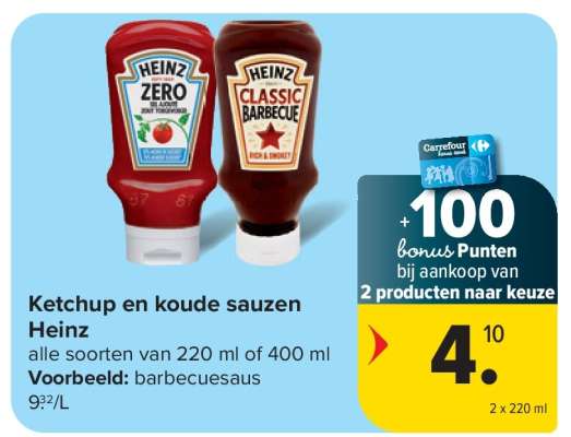 Heinz Ketchup en koude sauzen