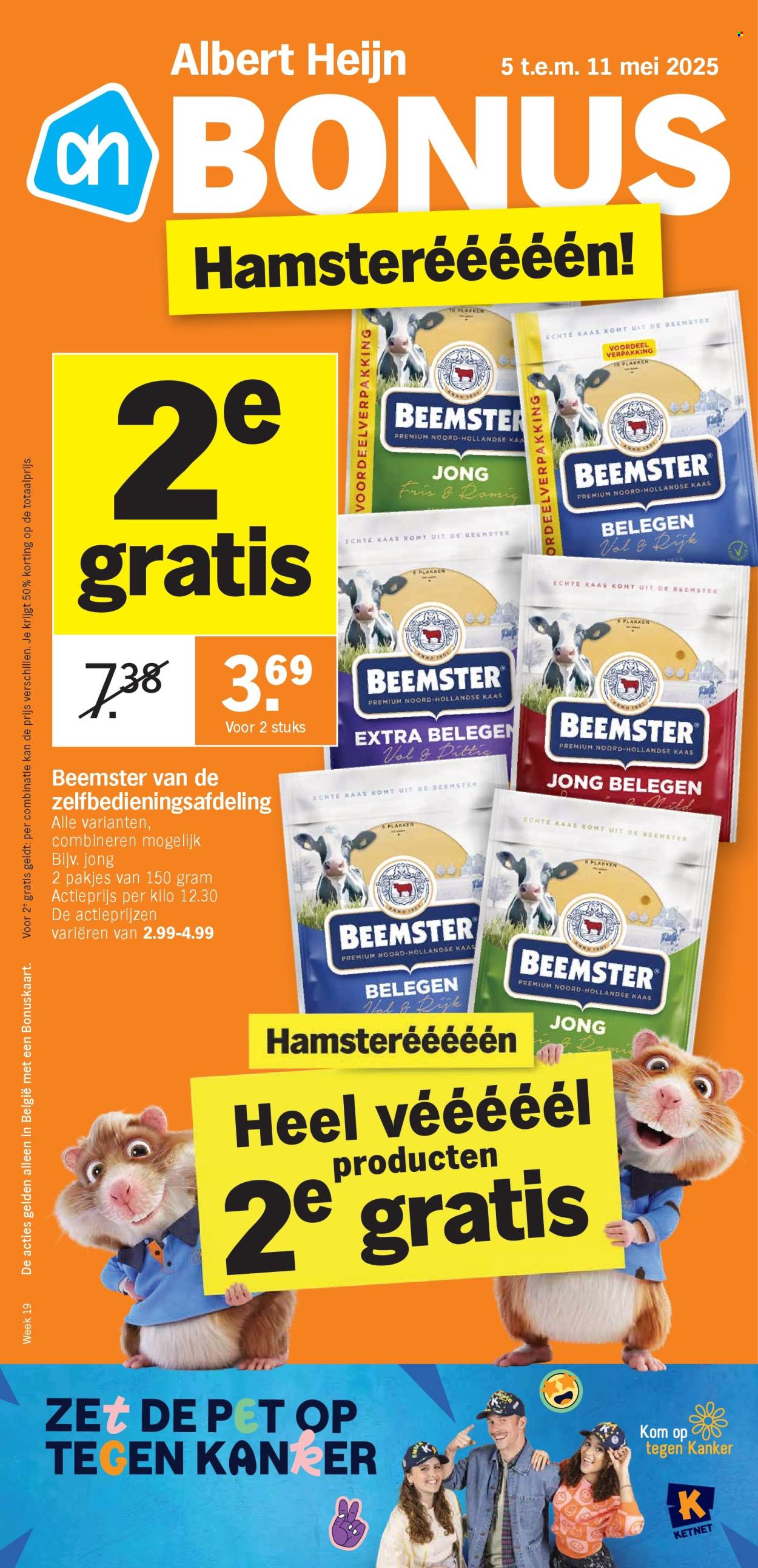 Albert Heijn-aanbieding  - 5.5.2025 - 11.5.2025. Pagina 1.