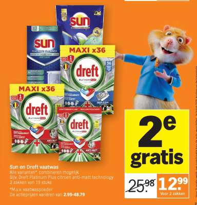 Sun en Dreft vaatwas