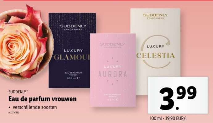 SUDDENLY Eau de parfum vrouwen
