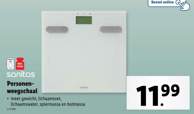 Sanitas Personenweegschaal