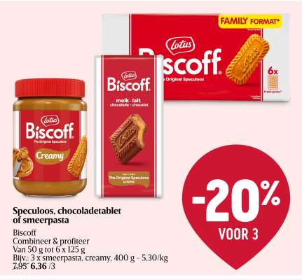 Speculoos, chocoladetabelt of smeerpasta