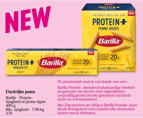 Barilla – Protein+ Spaghetti of penne rigate