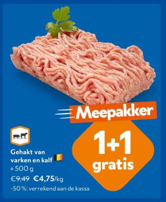 Gehakt van varken en kalf
