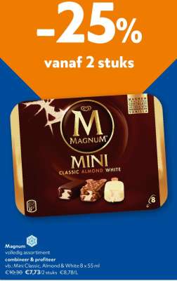 Magnum Mini Classic Almond White
