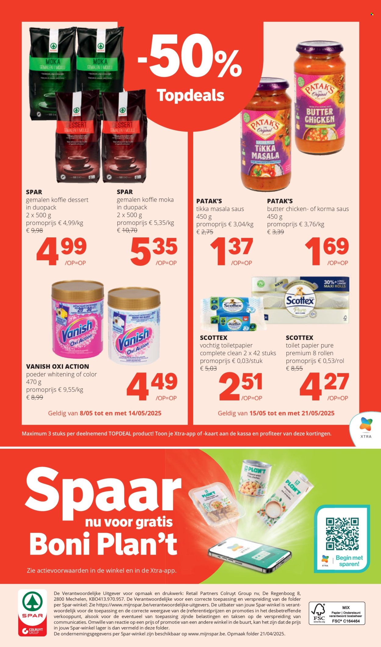 SPAR-aanbieding  - 8.5.2025 - 21.5.2025. Pagina 22.