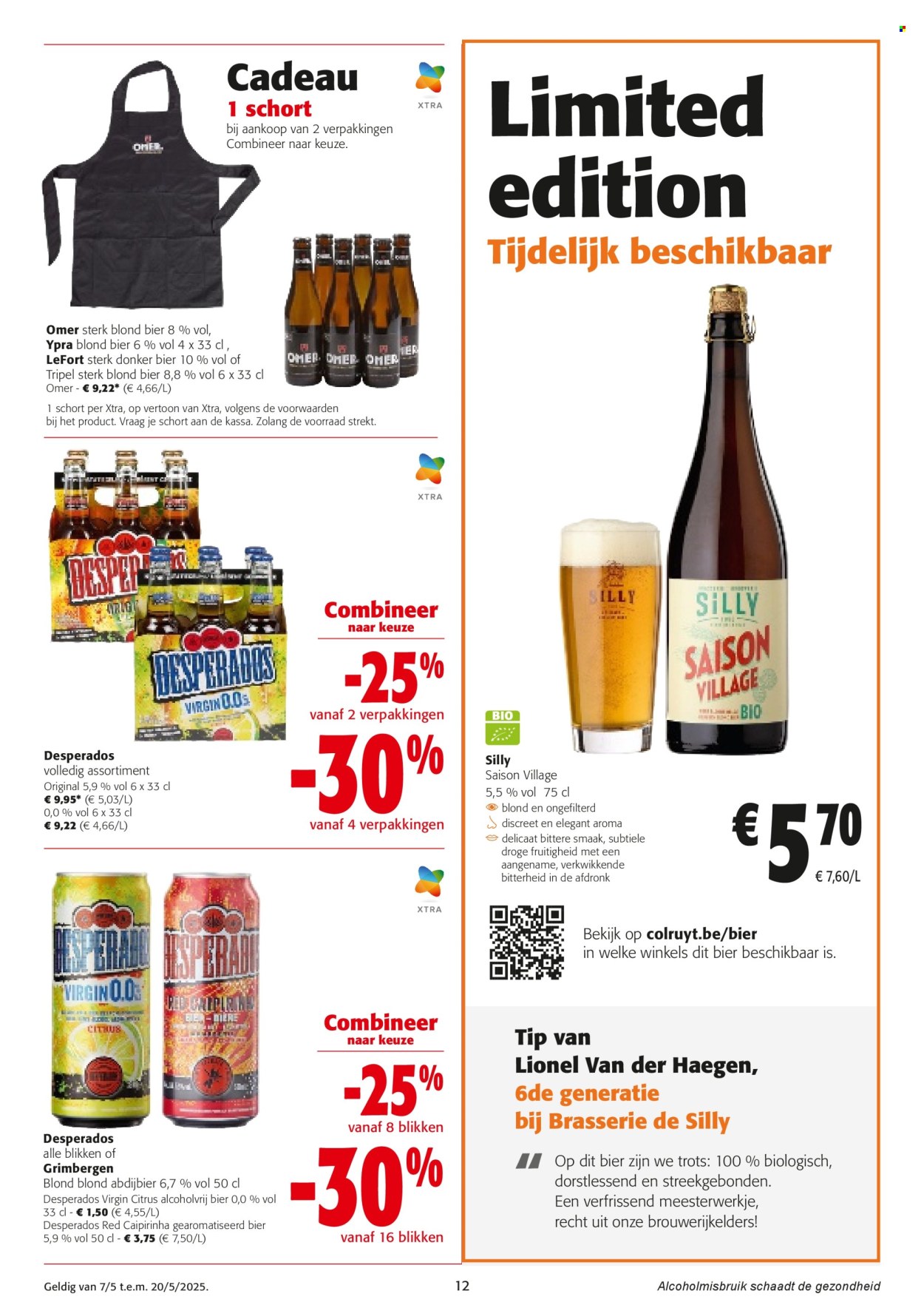 Colruyt-aanbieding  - 7.5.2025 - 20.5.2025. Pagina 12.