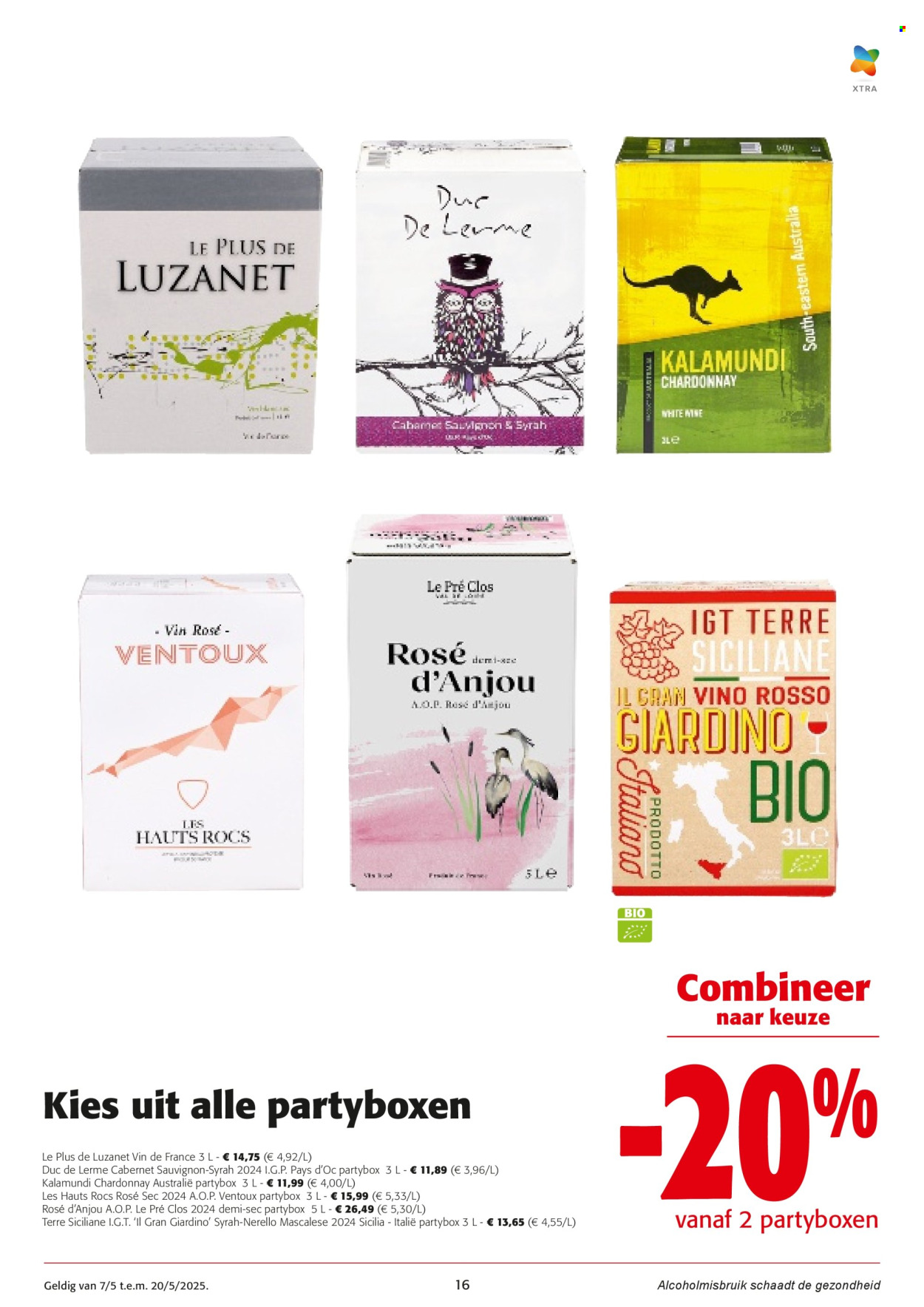 Colruyt-aanbieding  - 7.5.2025 - 20.5.2025. Pagina 16.