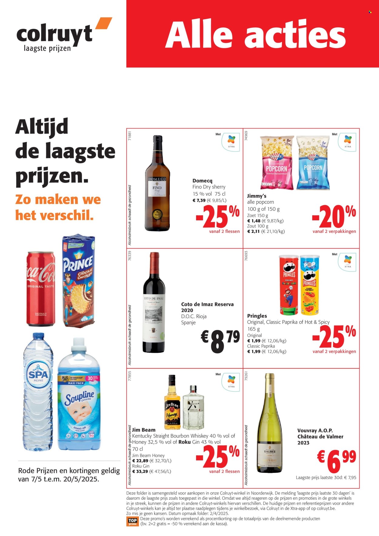 Colruyt-aanbieding  - 7.5.2025 - 20.5.2025. Pagina 1.