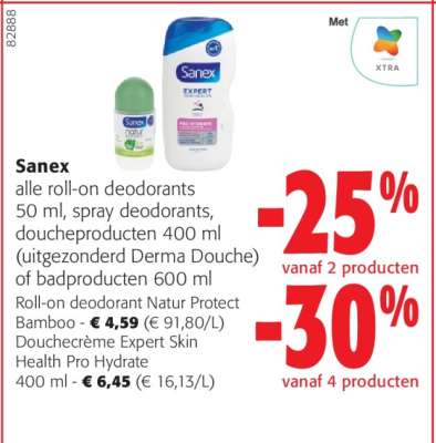 Sanex Roll-on deodorant Natur Protect Bamboo