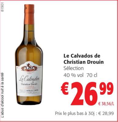 Le Calvados de Christian Drouin