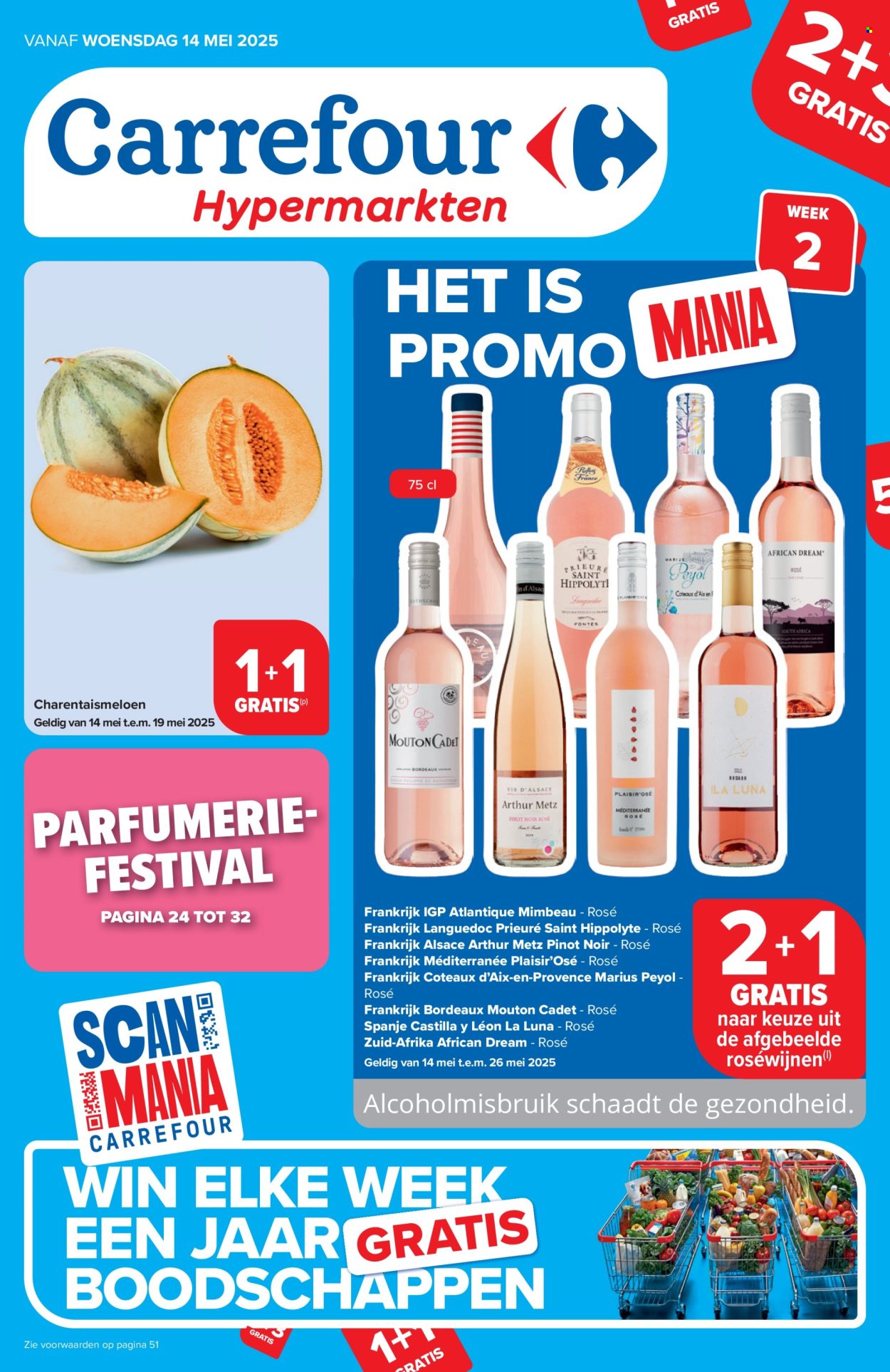 Carrefour hypermarkt-aanbieding  - 14.5.2025 - 26.5.2025. Pagina 1.