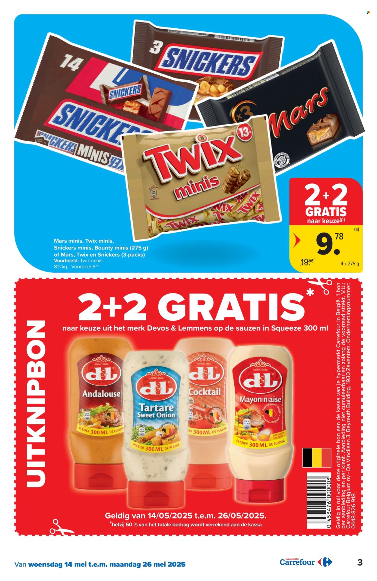 Carrefour hypermarkt-aanbieding  - 14.5.2025 - 26.5.2025. Pagina 3.