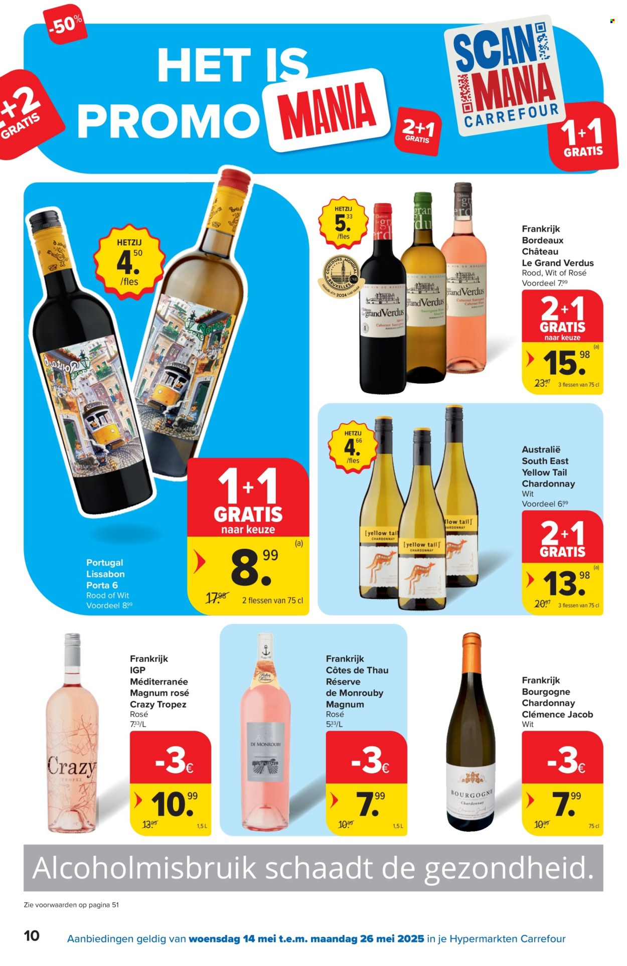Carrefour hypermarkt-aanbieding  - 14.5.2025 - 26.5.2025. Pagina 10.
