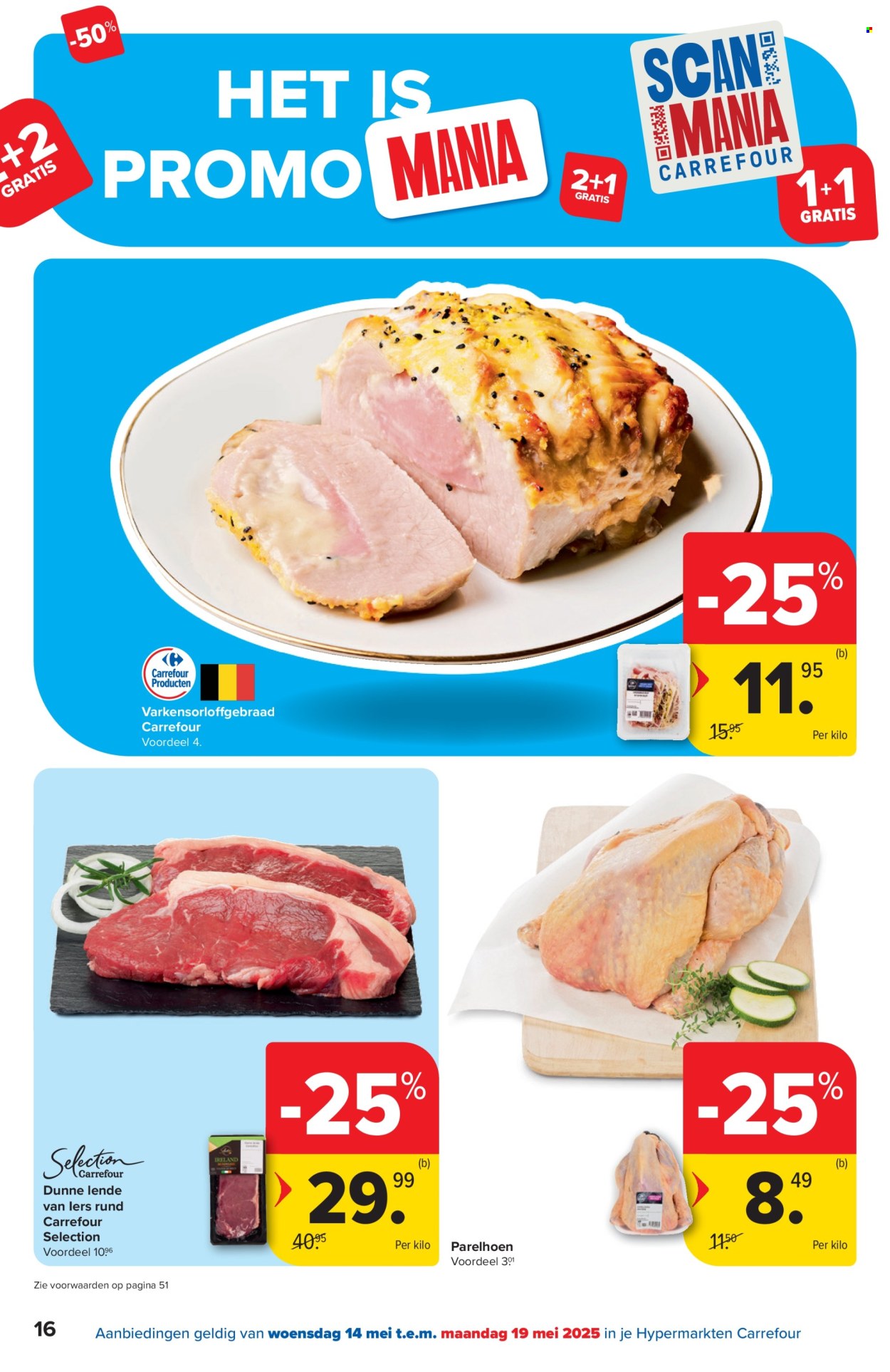 Carrefour hypermarkt-aanbieding  - 14.5.2025 - 26.5.2025. Pagina 16.