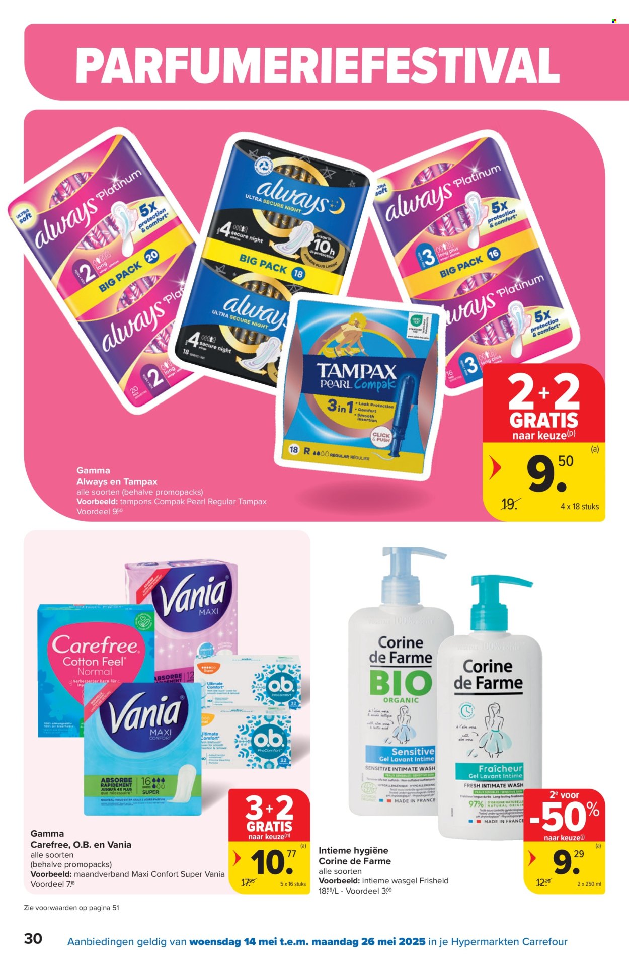 Carrefour hypermarkt-aanbieding  - 14.5.2025 - 26.5.2025. Pagina 30.