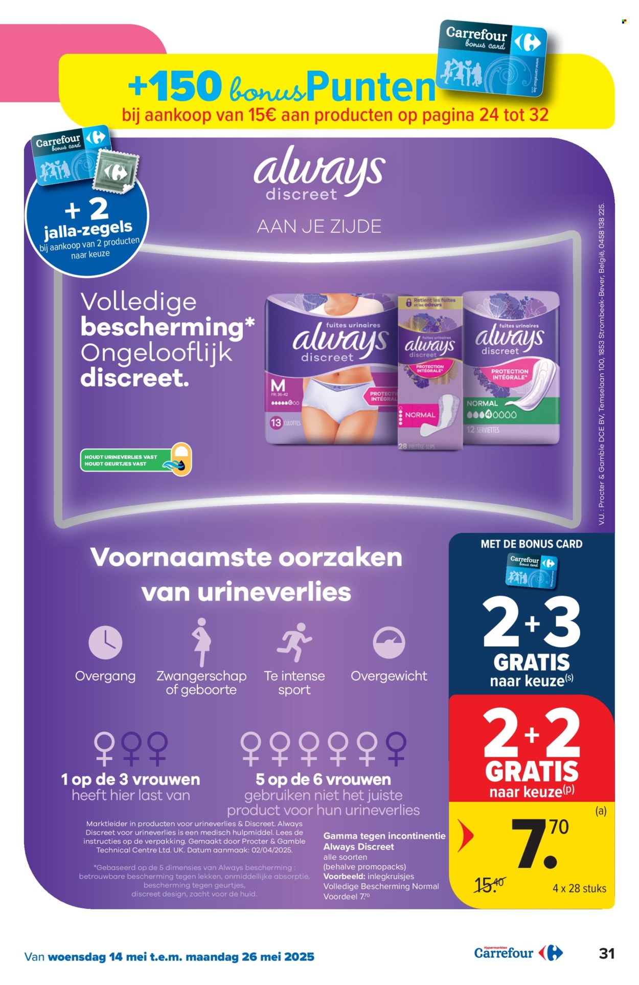 Carrefour hypermarkt-aanbieding  - 14.5.2025 - 26.5.2025. Pagina 31.