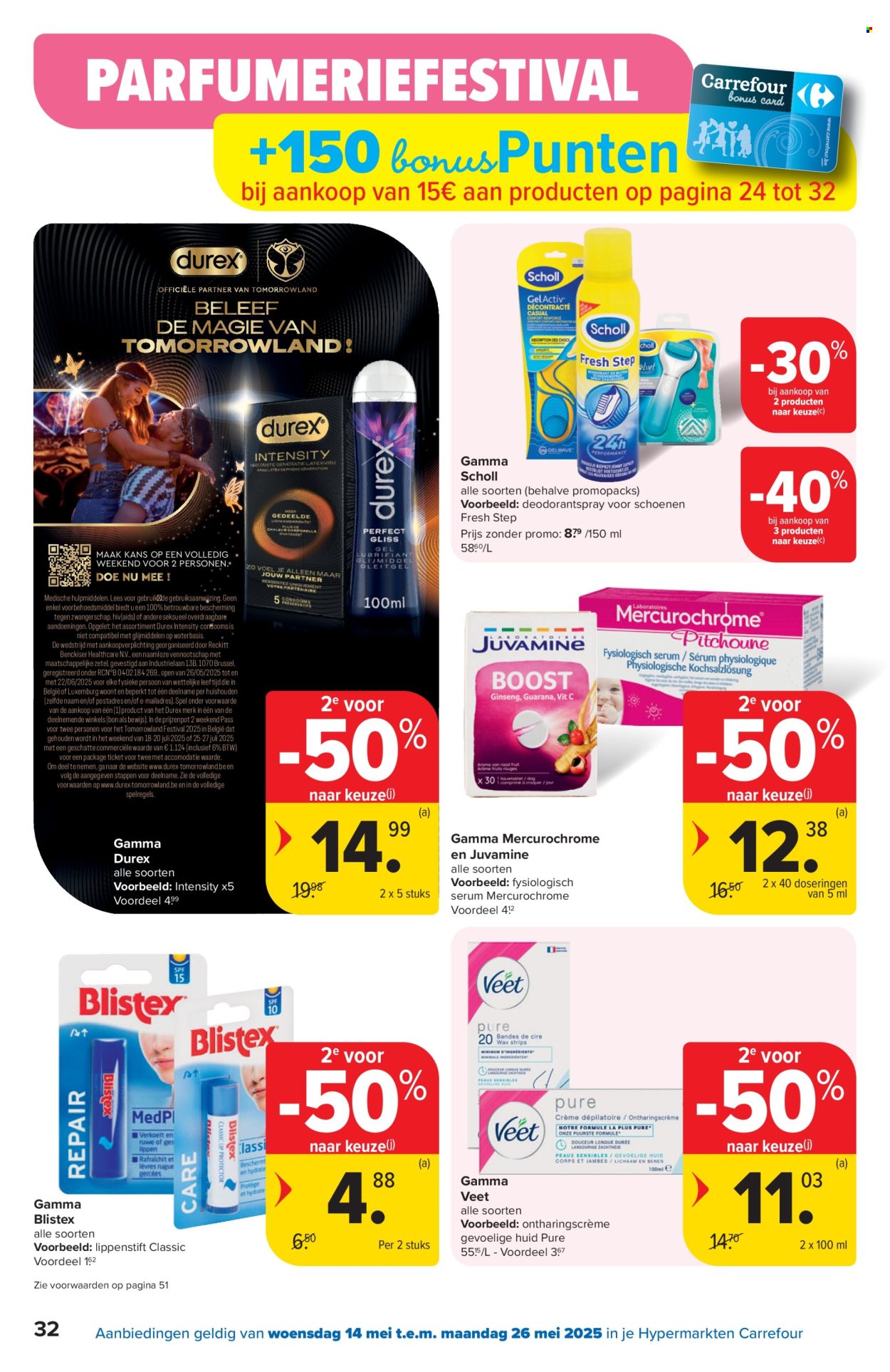 Carrefour hypermarkt-aanbieding  - 14.5.2025 - 26.5.2025. Pagina 32.