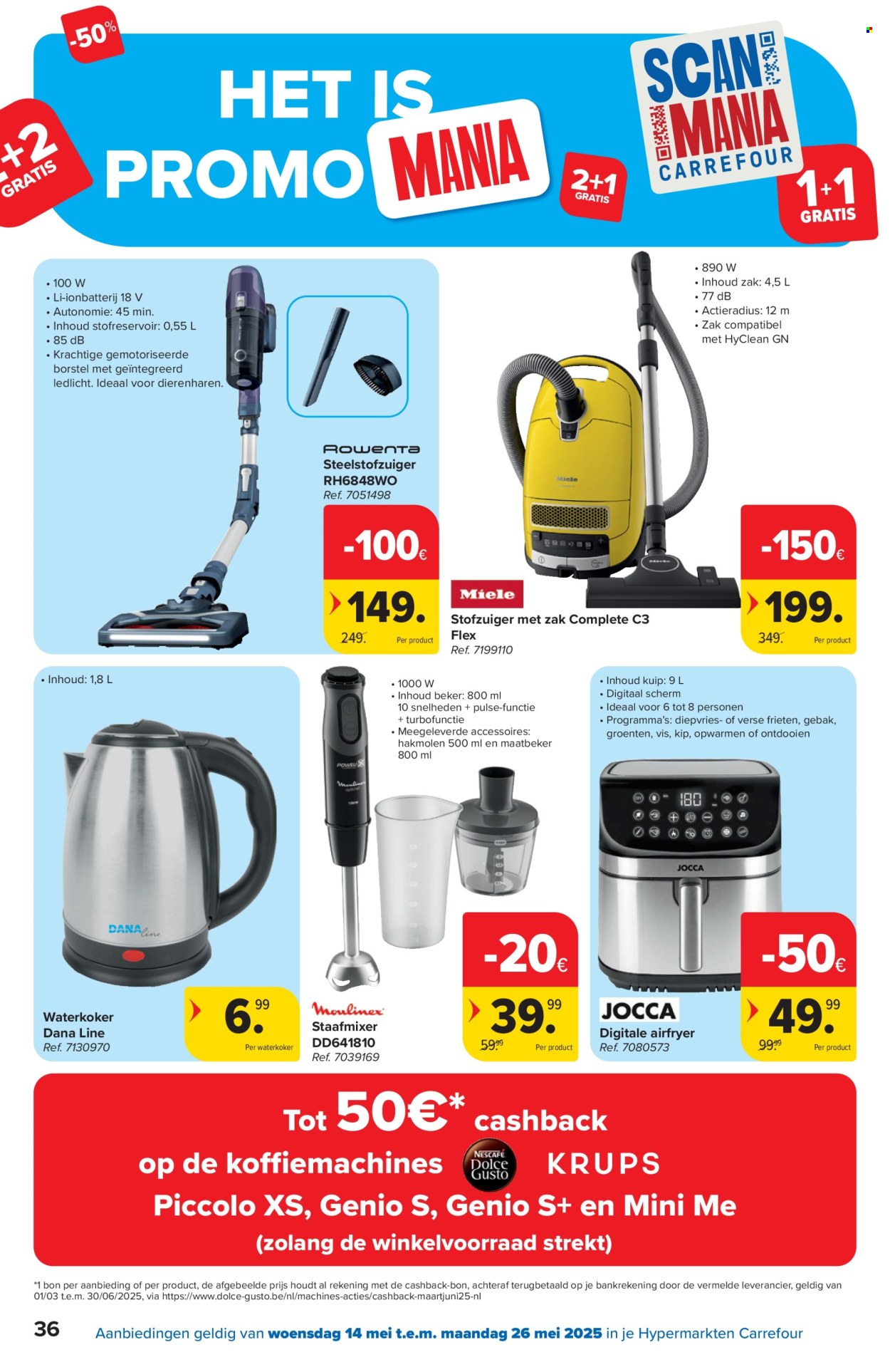 Carrefour hypermarkt-aanbieding  - 14.5.2025 - 26.5.2025. Pagina 36.