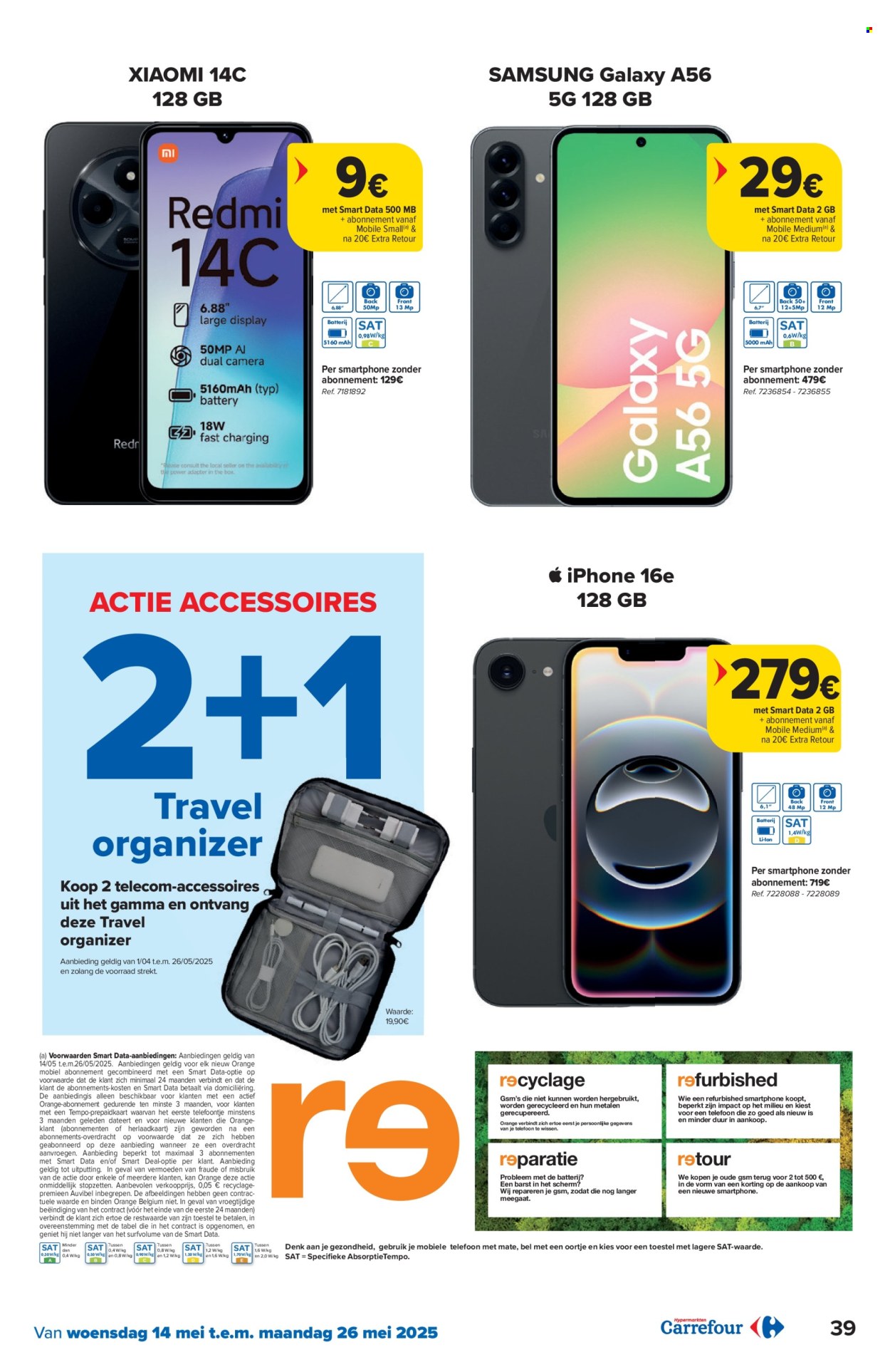 Carrefour hypermarkt-aanbieding  - 14.5.2025 - 26.5.2025. Pagina 39.