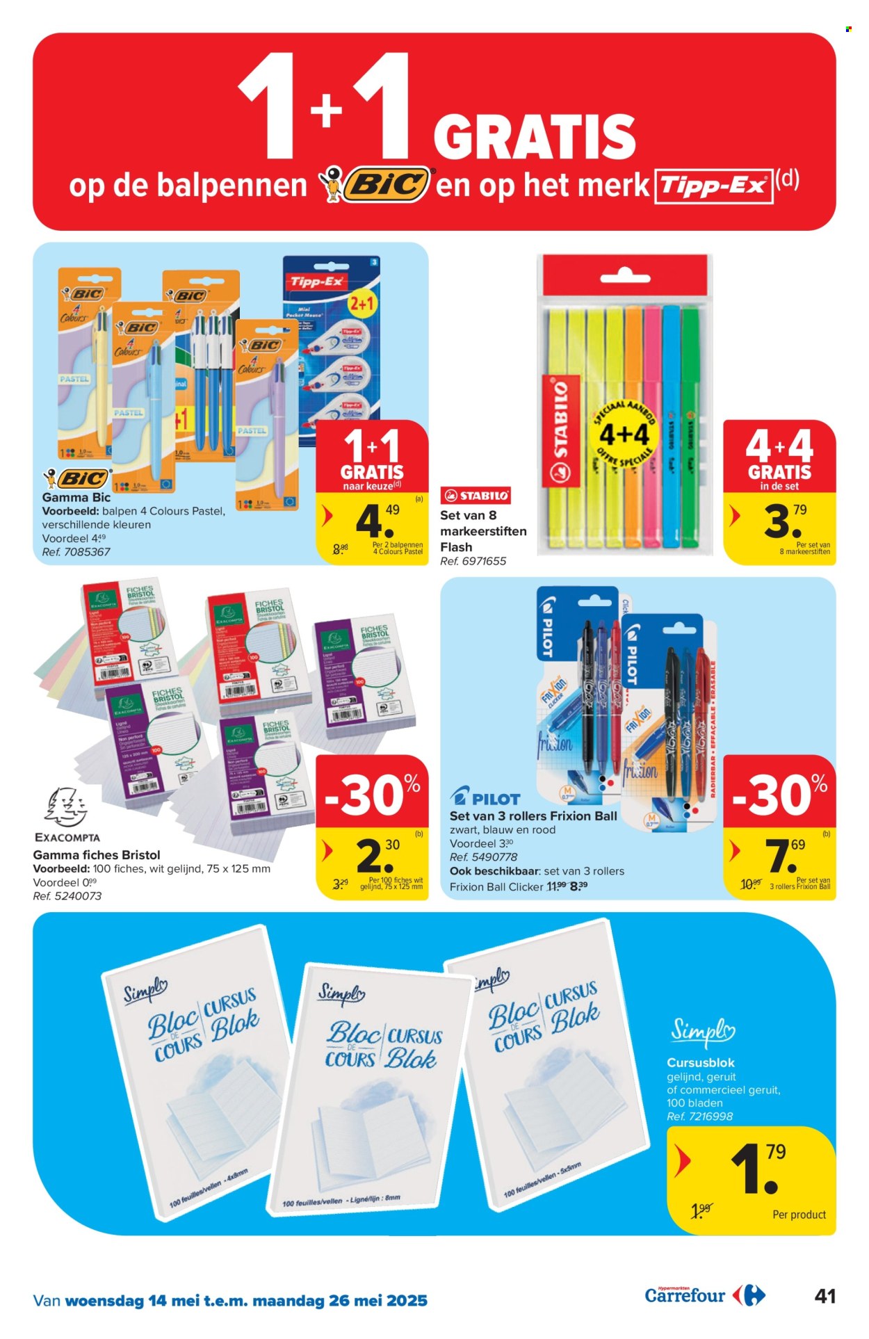 Carrefour hypermarkt-aanbieding  - 14.5.2025 - 26.5.2025. Pagina 41.