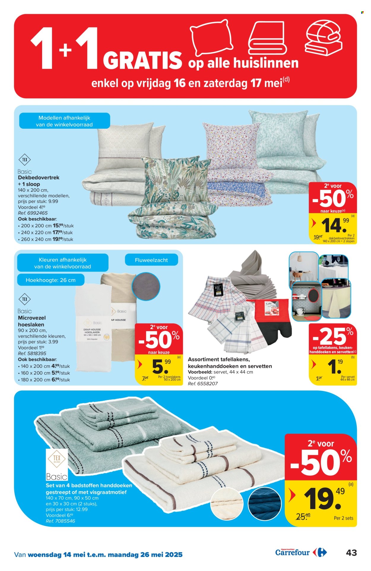 Carrefour hypermarkt-aanbieding  - 14.5.2025 - 26.5.2025. Pagina 43.