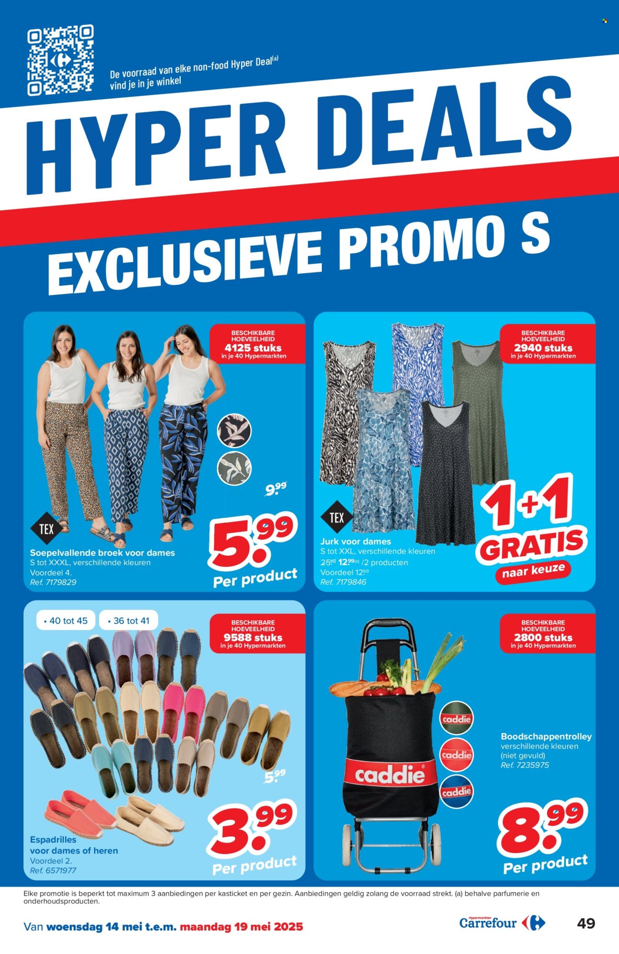 Carrefour hypermarkt-aanbieding  - 14.5.2025 - 26.5.2025. Pagina 49.