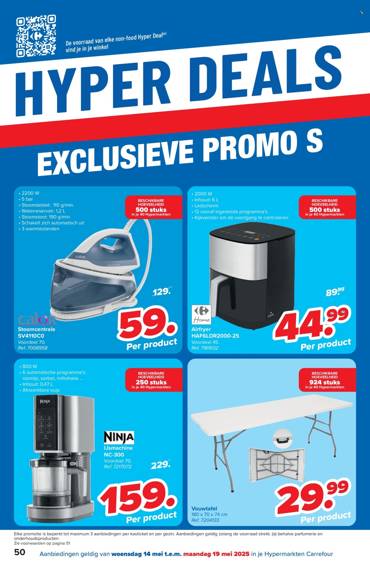 Carrefour hypermarkt-aanbieding  - 14.5.2025 - 26.5.2025. Pagina 50.
