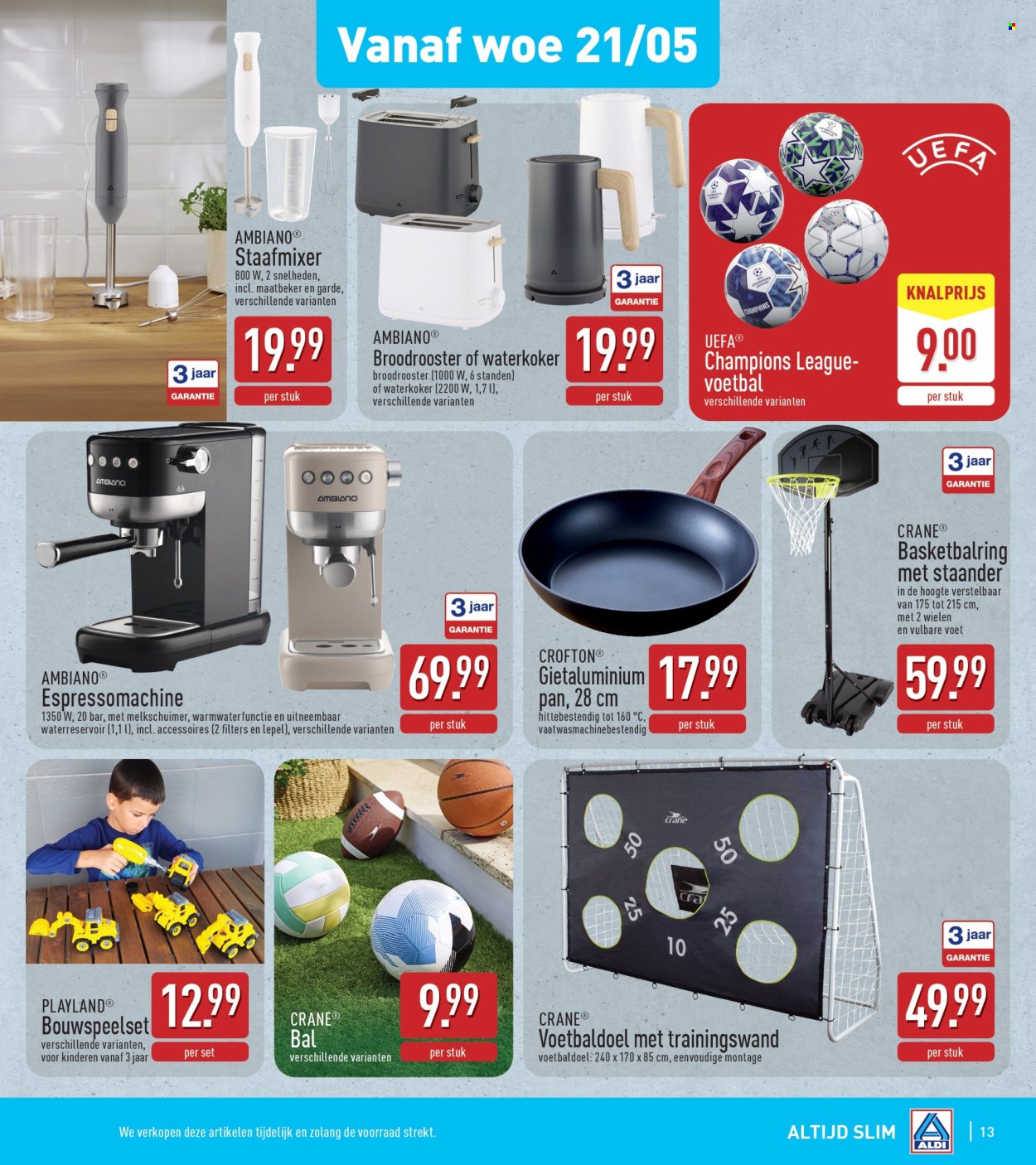 ALDI-aanbieding  - 19.5.2025 - 24.5.2025. Pagina 13.