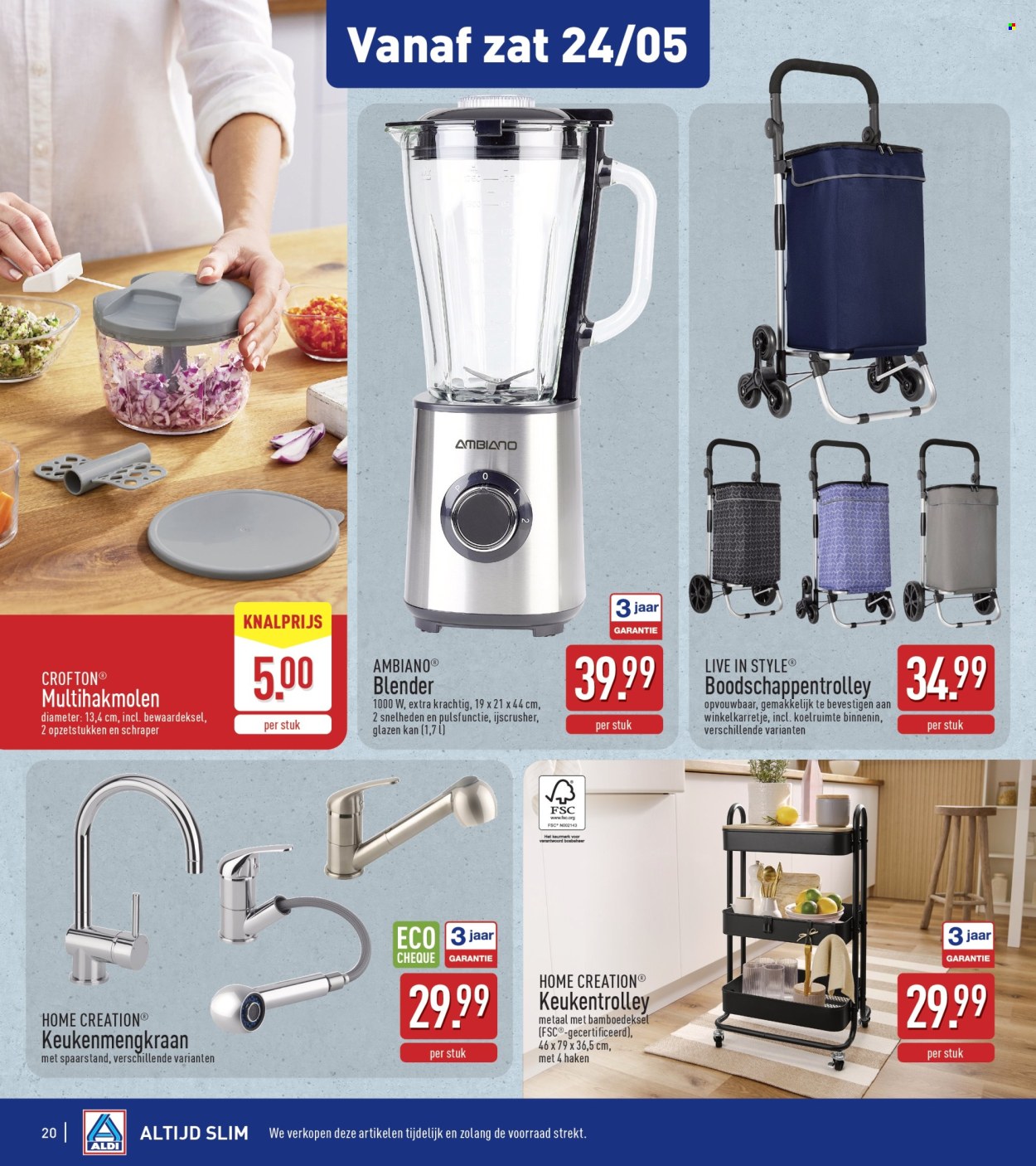 ALDI-aanbieding  - 19.5.2025 - 24.5.2025. Pagina 20.