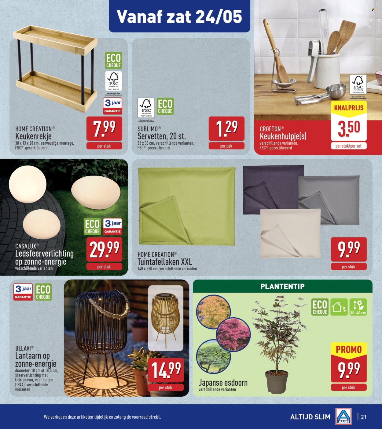 ALDI-aanbieding  - 19.5.2025 - 24.5.2025. Pagina 21.