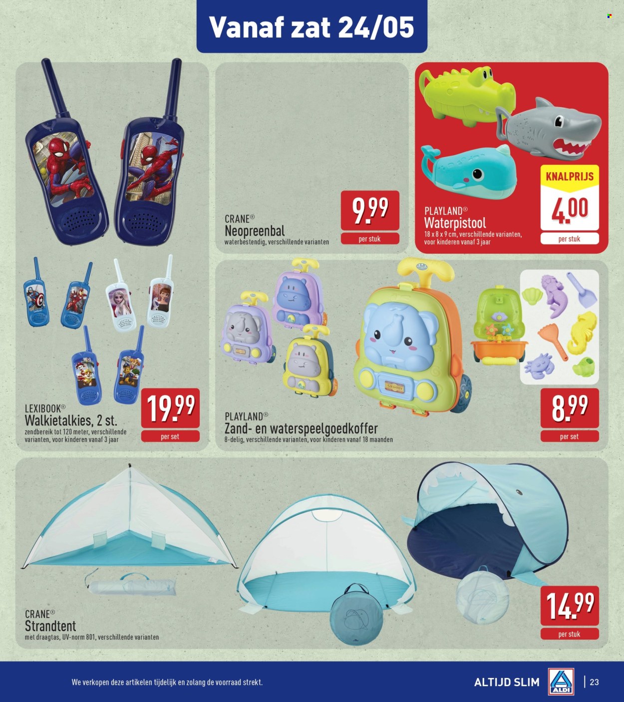 ALDI-aanbieding  - 19.5.2025 - 24.5.2025. Pagina 23.