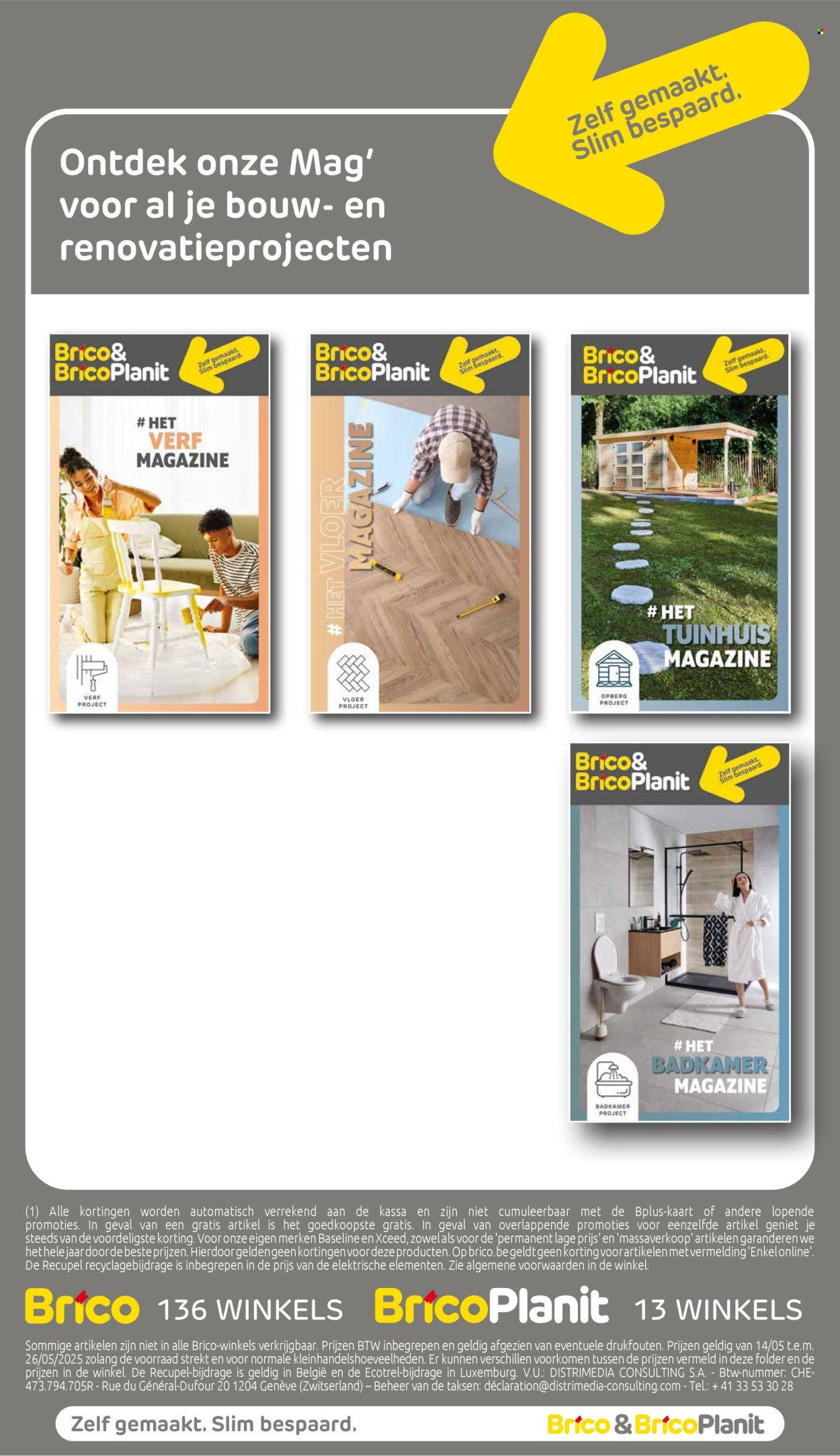 Brico-aanbieding  - 14.5.2025 - 26.5.2025. Pagina 72.