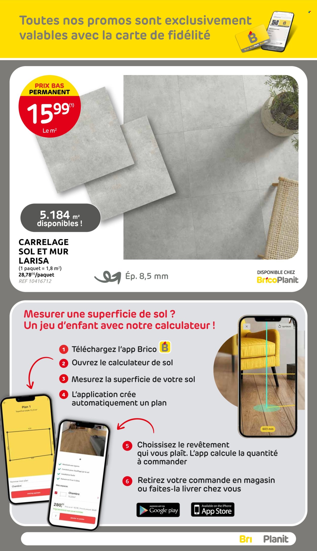 Brico-aanbieding  - 14.5.2025 - 26.5.2025. Pagina 39.