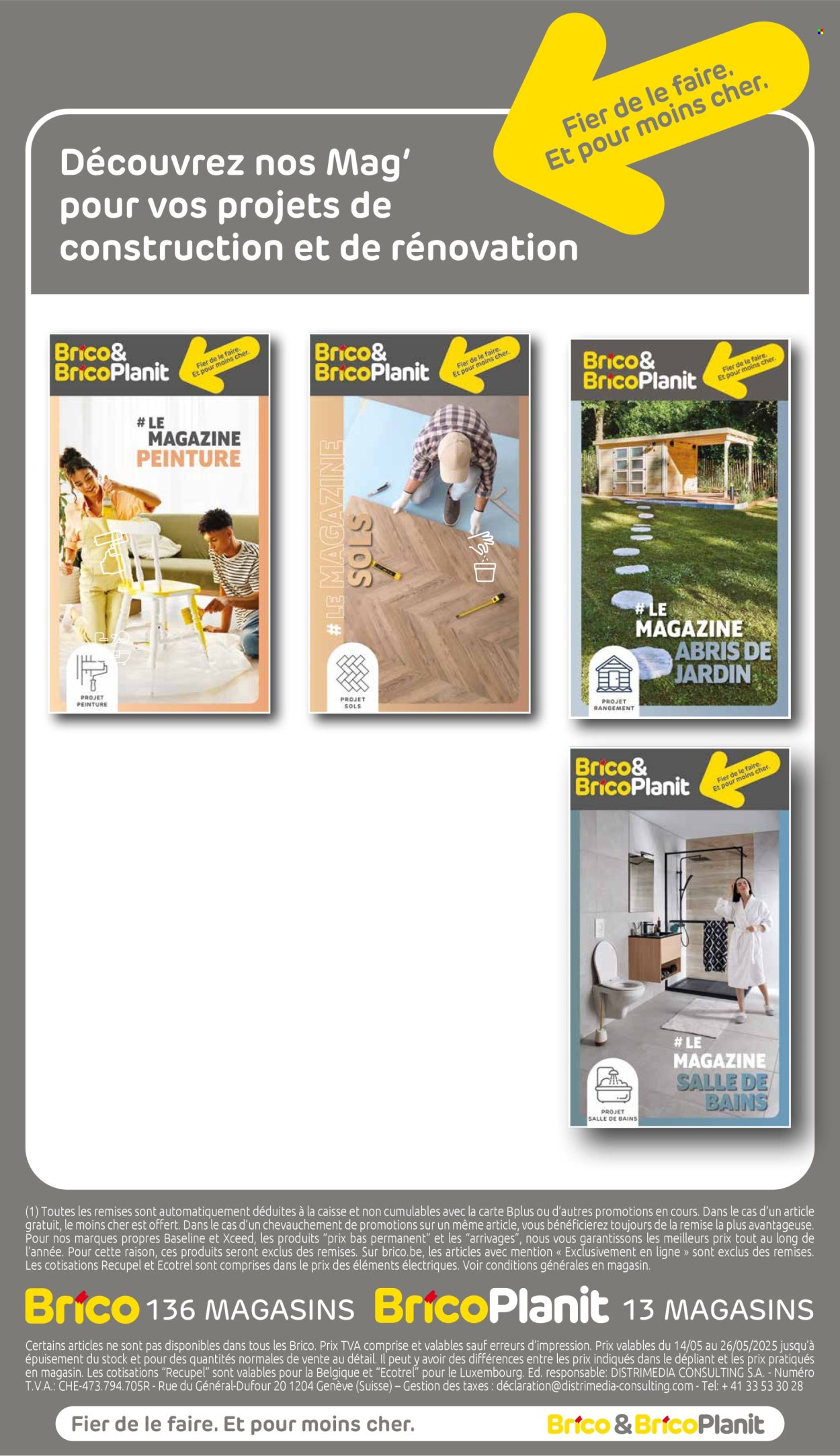 Brico-aanbieding  - 14.5.2025 - 26.5.2025. Pagina 72.